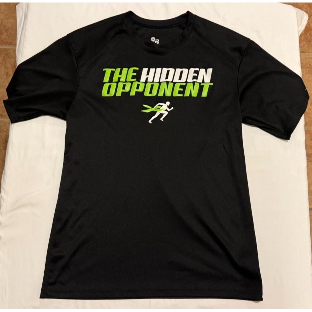 The Hidden Opponent (College Athlete Mental Health) Shirt - Size M - 100% Poly